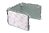 Protector de Cuna Reversible de Muselina 180x40 cm – 3 Paneles con Lazos – Branch Green