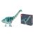 Puzle 3D con volumen del Diplodocus, el dinosaurio gigante.