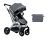 Carrito de bebé 2en1 asiento transf. Scarlett Gris Oscuro