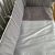 Set Colcha+protector Essential Vichy10 Gris 60x120x3 Cm - Cambrass