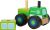 Tractor de madera - Juguete apilable