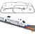 Tren eléctrico con via de 9 metros de longitud
