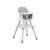 Trona 6 en 1 Eat and Play color Gris  Kikkaboo