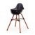 Trona Evolutiva Evolu 2 Color Nogal - Negro de Childhome 