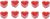 Velas con forma de corazón 