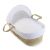 Juego de vestiduras para moisés de bebé en tejido waffle 100% algodón, disponible en varios colores suaves.