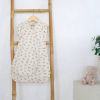 Saco de Dormir Swaddle Bebé Orgánico 0-3 Meses – Algodón GOTS, 1.0 Tog, Cremallera Fácil | Clair de Lune