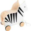 Cajón para Juguetes con Ruedas "Cebra Wildlife" - Juguete de Madera