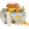 Juego de Encajar Arca de Noé “Safari” - Juguete Educativo de Madera 2 en 1