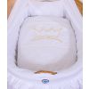 Interior del moisés con ropa de cama 100% algodón