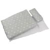 Ropa para cama de muñecas con estrellas y fondo gris, de Goki - imagen 7