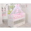 Cuna de Madera Lorenzo III 120x60 cm Blanca y Rosa – Con Teething Rail, Barrotes Extraíbles y 3 Alturas - imagen 8