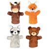 Pack de 4 marionetas de Arino, Funu, Wassty y Baru (animales del bosque), de Goki - imagen 2