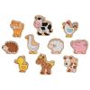 Set de 10 animales de la granja de madera, de Goki - imagen 7