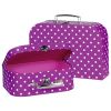 Set de 2 maletas lilas con lunares blancos, de Goki - imagen 7