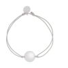 Pulsera Bola 'Mamá Orgullosa' de plata, un regalo elegante y significativo para mamás modernas.