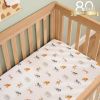 Pack 2 Sábanas Bajeras Ajustables Jungle Dream 140x70 cm para Cuna | Algodón Transpirable | Clair de Lune - imagen 6