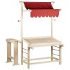 Puesto de mercado de madera con toldo, de Goki - imagen 13