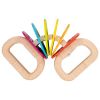 Sonajero arco iris de madera, de Goki - imagen 3