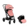 Carrito de bebé 3en1 asiento transf. Alba Rosa