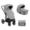 Carrito de bebé 2en1 con capazo rígido Amani Gris