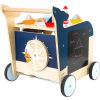 andador bebe ballena de madera