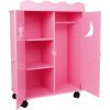 Armario de madera Rosa para Muñecas - Legler