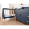 Cuna Cama Bold Blue de 70x140 cm con Lamas Ajustables , Childhome - imagen 6