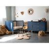 Cuna Cama Bold Blue de 70x140 cm con Lamas Ajustables , Childhome - imagen 8