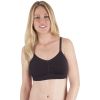 Sujetador de embarazo y lactancia negro, cómodo y práctico en talla S para mamás.
