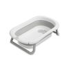 Bañera de bebé Plegable - Se pliega de forma plana - Gris
