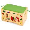 baul de madera para juegos