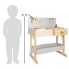 Banco de trabajo infantil gris con accesorios - imagen 55