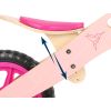 asiento bici madera rosa