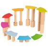 Bloques de construcción y tablas de madera barnizadas - imagen 13