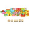 Juego de bloques de Madera 200 piezas , con números y Letras - imagen 55