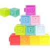 Bloques con formas y texturas para Bebés 10 unidades
