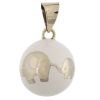 Llamador de Ángeles Blanco Elefante Plata - imagen 4
