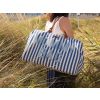 Bolsa de Maternidad Mommy Bag® - Rayas Blanco/Azul
