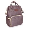 Bolso mochila térmico Siena en marrón, perfecto para mamás que buscan estilo y funcionalidad.