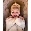 buzo polar estrella beige