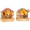 Cabañas del mercado de Navidad Crepes y Dulces