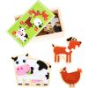 Caja de puzzles animales de la Granja