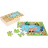 Caja de puzzle de madera Tráfico
