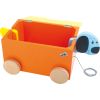 Caja para juguetes con ruedas