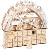 Calendario de Adviento, diversión esquiando
