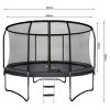 Cama elástica Trampolín para Jardín con Red exterior y 3 patas , 244 cm - imagen 13