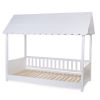 Cama infantil con Techo 90 x 200 cm , madera Blanca - Childhome - imagen 13
