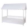 Cama infantil con Techo 90 x 200 cm , madera Blanca - Childhome - imagen 4