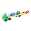 Camión de madera - grúa + juego de coches - imagen 4